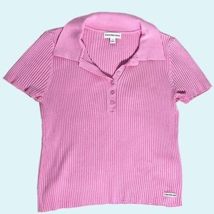 Bubble Gum Pink Calvin Klein Jeans Top